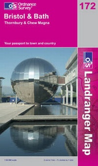 Abbildung von: Bristol and Bath, Thornbury and Chew Magna - Ordnance Survey