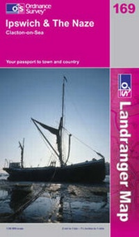 Abbildung von: Ipswich and the Naze, Clacton-on-Sea - Ordnance Survey