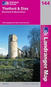 Abbildung von: Thetford and Diss, Breckland and Wymondham - Ordnance Survey
