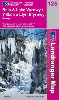 Abbildung von: Bala and Lake Vyrnwy - Ordnance Survey