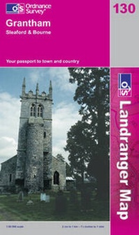 Abbildung von: Grantham, Sleaford and Bourne - Ordnance Survey