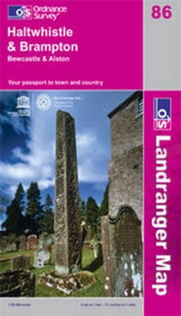 Abbildung von: Haltwhistle and Brampton, Bewcastle and Alston - Ordnance Survey