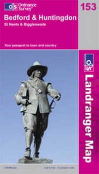 Abbildung von: Bedford, Huntingdon, St. Neots and Biggleswade - Ordnance Survey
