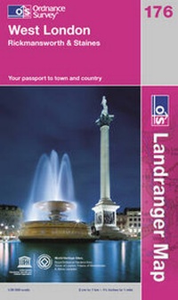 Abbildung von: West London, Rickmansworth & Staines - Ordnance Survey
