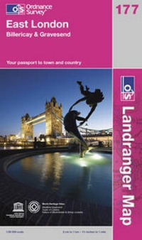 Abbildung von: East London, Billericay & Gravesend - Ordnance Survey