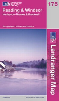 Abbildung von: Reading, Windsor, Henley-on-Thames & Bracknell - Ordnance Survey