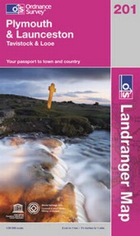 Abbildung von: Plymouth & Launceston, Tavistock & Looe - Ordnance Survey