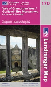 Abbildung von: Vale of Glamorgan, Rhondda and Porthcawl - Ordnance Survey