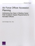 Cover: Air Force Officer Accession Planning - RAND