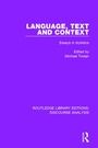 Cover: Language, Text and Context - Routledge