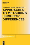 Cover: Approaches to Measuring Linguistic Differences - De Gruyter Mouton