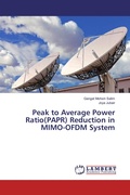 Cover: Peak to Average Power Ratio(PAPR) Reduction in MIMO-OFDM System - LAP Lambert Academic Publishing