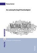 Cover: Der umk&auml;mpfte Begriff Nachhaltigkeit - Tectum Wissenschaftsverlag