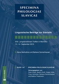 Cover: Linguistische Beitraege zur Slavistik. XXII. JungslavistInnen-Treffen in Muenchen, 12.-14. September 2013 - Peter Lang Verlag