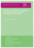 Cover: Leitfaden zur Gestaltung von Qualit&auml;tssicherungsstrategien in globalen Wertsch&ouml;pfungsnetzwerken - FQS Forschungsgemeinschaft Qualit&auml;t e.V.