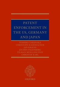 Abbildung von: Patent Enforcement in the US, Germany and Japan - OUP eBook