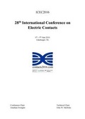 Cover: 28th International Conference on Electric Contacts - Heriot-Watt University School of Engineering and Physical Sciences