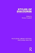 Cover: Styles of Discourse - Routledge