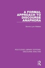 Cover: A Formal Approach to Discourse Anaphora - Routledge