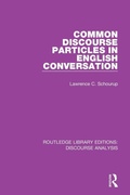 Cover: Common Discourse Particles in English Conversation - Routledge