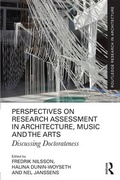Cover: Perspectives on Research Assessment in Architecture, Music and the Arts - Routledge