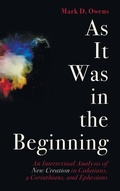 Cover: As It Was in the Beginning - Wipf & Stock Publishers