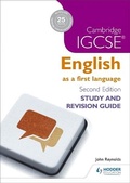 Cover: Cambridge IGCSE English First Language Study and Revision Guide - Hodder Education