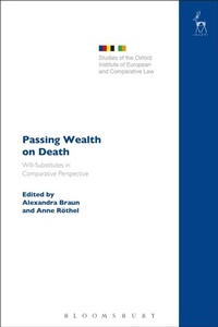 Enlarge image Cover: Passing Wealth on Death - Hart Publishing