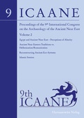 Cover: Proceedings of the 9th International Congress on the Archaeology of the Ancient Near East - Harrassowitz Verlag