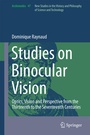 Cover: Studies on Binocular Vision - Springer