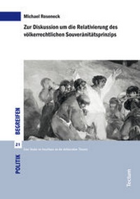 Abbildung von: Zur Diskussion um die Relativierung des völkerrechtlichen Souveränitätsprinzips - Tectum Wissenschaftsverlag