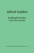 Cover: Alfred Gulden - comebeck limited