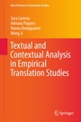 Cover: Textual and Contextual Analysis in Empirical Translation Studies - Springer