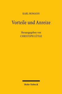Enlarge image Cover: Vorteile und Anreize - Mohr Siebeck