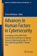 Cover: Advances in Human Factors in Cybersecurity - Springer