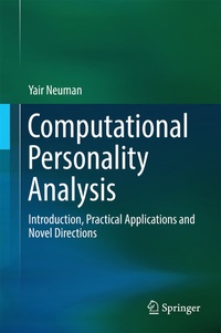 Enlarge image Cover: Computational Personality Analysis - Springer