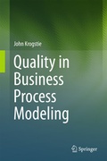 Cover: Quality in Business Process Modeling - Springer