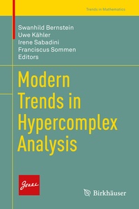 Abbildung von: Modern Trends in Hypercomplex Analysis - Birkhäuser