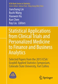 Enlarge image Cover: Statistical Applications from Clinical Trials and Personalized Medicine to Finance and Business Analytics - Springer