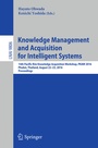Cover: Knowledge Management and Acquisition for Intelligent Systems - Springer