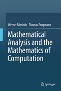 Cover: Mathematical Analysis and the Mathematics of Computation - Springer