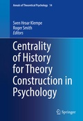 Cover: Centrality of History for Theory Construction in Psychology - Springer