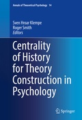 Cover: Centrality of History for Theory Construction in Psychology - Springer
