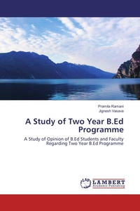 Enlarge image Cover: A Study of Two Year B.Ed Programme - LAP Lambert Academic Publishing