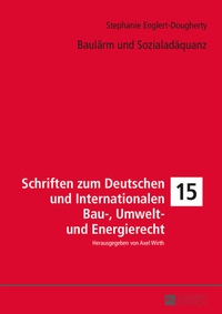 Bild: Baulaerm und Sozialadaequanz - Peter Lang Verlag
