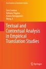 Cover: Textual and Contextual Analysis in Empirical Translation Studies - Springer