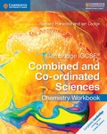 Cover: Cambridge IGCSE (R) Combined and Co-ordinated Sciences Chemistry Workbook - Cambridge University Press