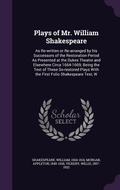 Cover: Plays of Mr. William Shakespeare - Palala Press