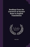 Cover: Readings from the Literature of Ancient Rome in English Translations - Palala Press
