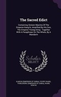 Cover: The Sacred Edict - Palala Press